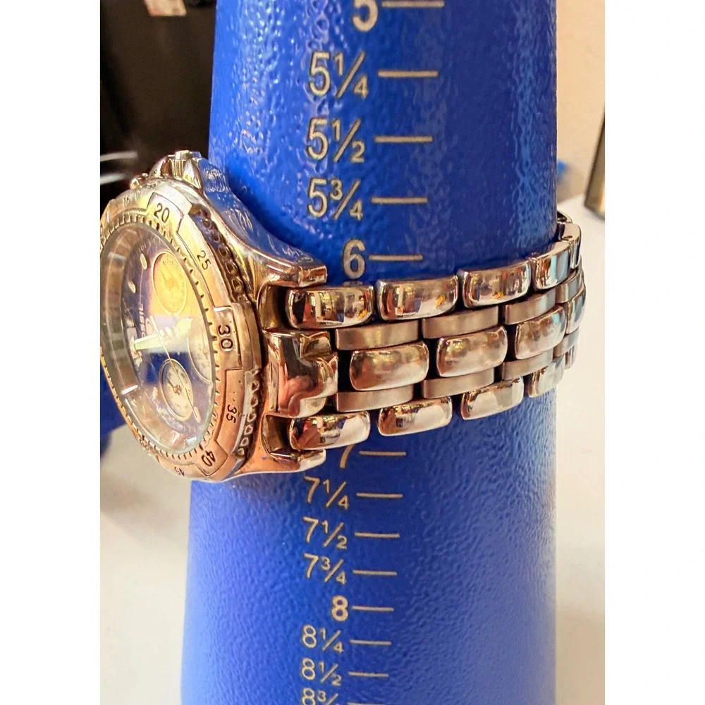 Fossil Blue Sharkmaster BQ-9016 Blue Dial Multifunction Watch – For Repair